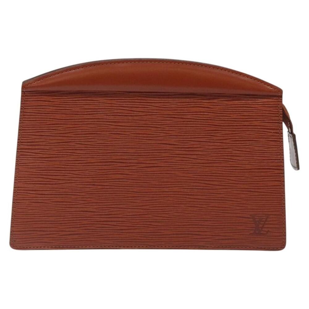Louis Vuitton Epi Trousse Crete Pouch Brown